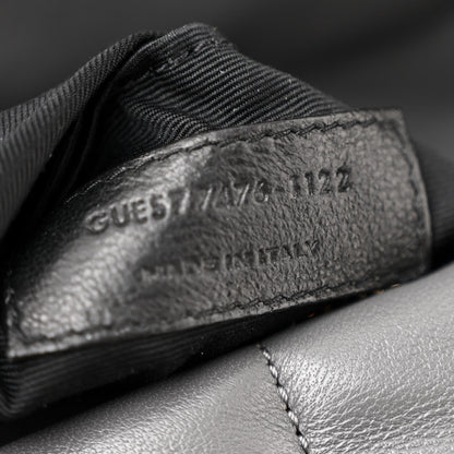 Saint Laurent Lambskin Quilted Small Loulou Puffer Monogram Chain Satchel Storm 7 of 12