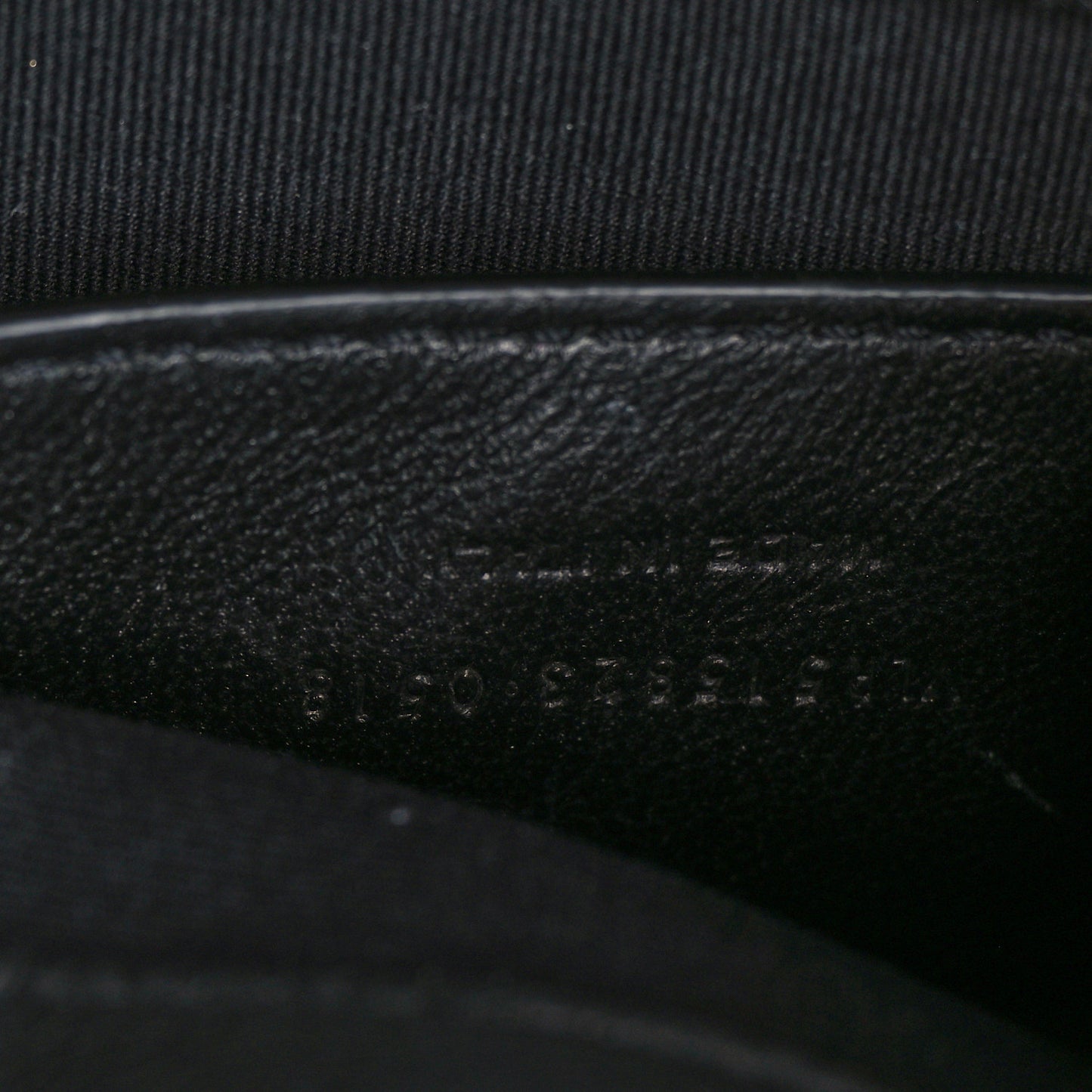 Grained Calfskin Medium Monogram Sunset Crossbody Black