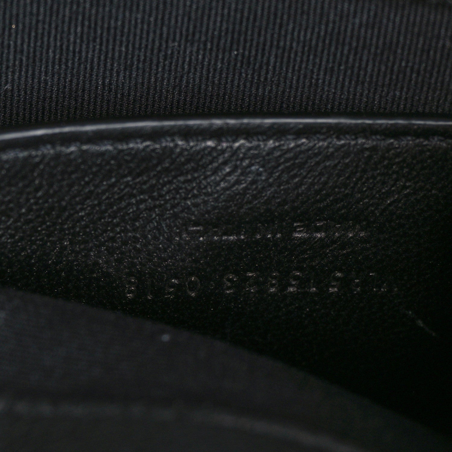 Saint Laurent Grained Calfskin Medium Monogram Sunset Crossbody Black 6 of 9