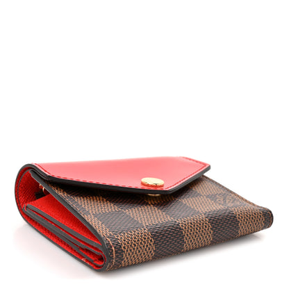 Louis Vuitton Damier Ebene Zoe Wallet Coquelicot 4 of 8
