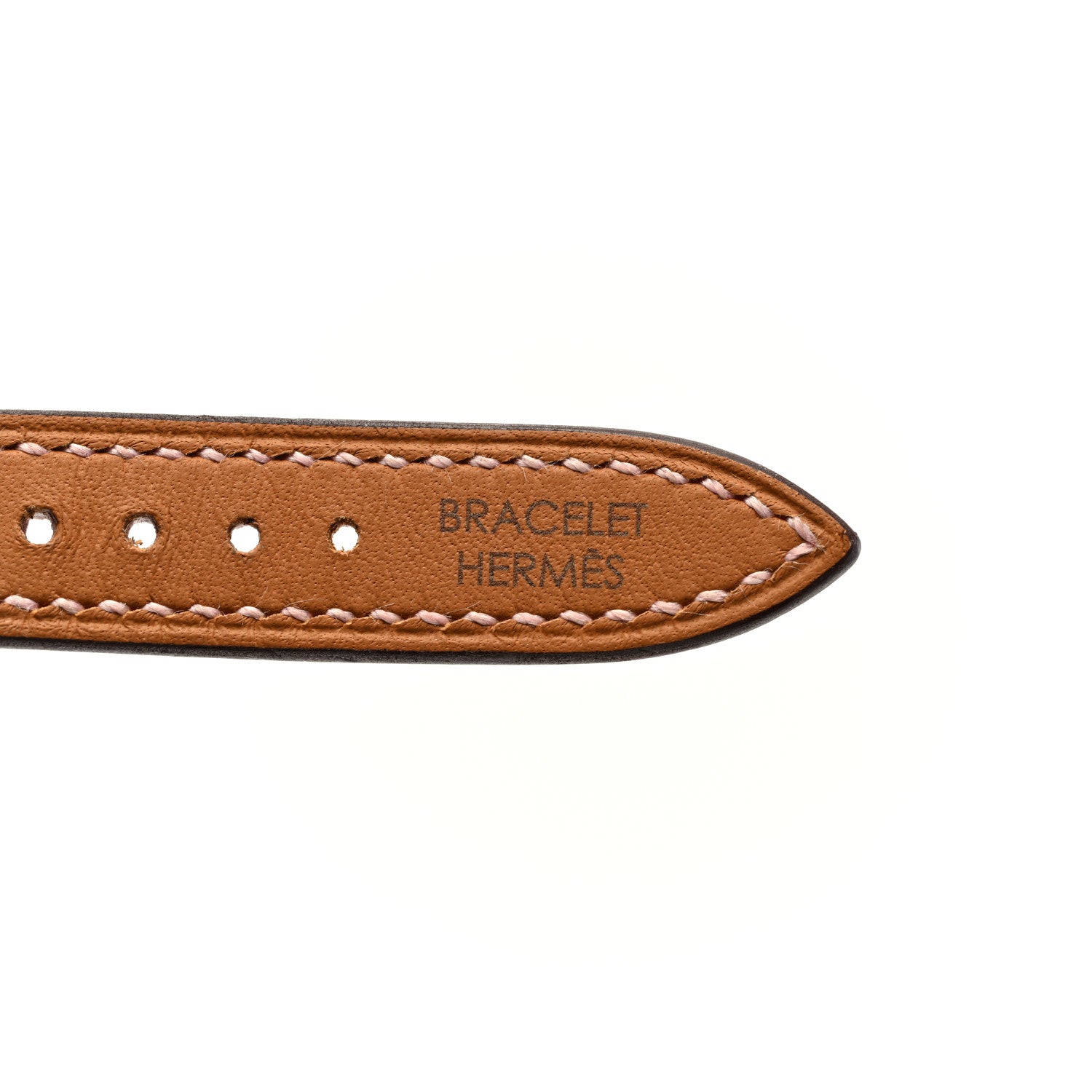 Hermes Swift Heure H Hour Watch Strap Rose Sakura 5 of 7
