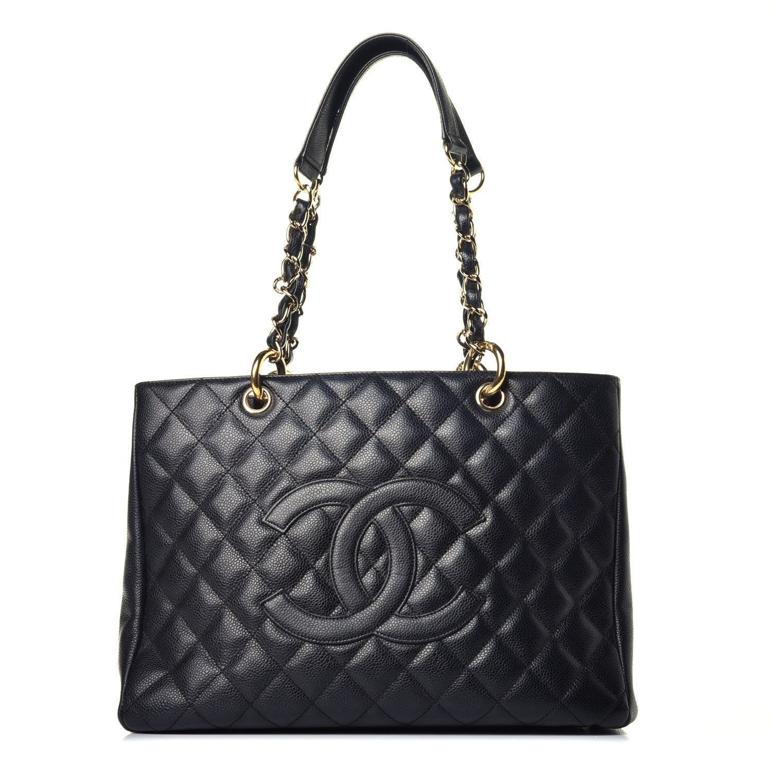 Chanel Caviar Quilted Grand Shopping Tote GST Black 1 of 9