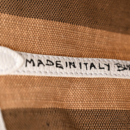 Burberry Coated Canvas Mega Check Medium Doodle Tote White 7 of 10