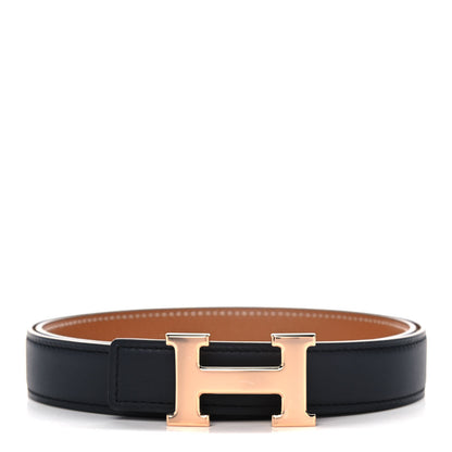 Hermes Swift Epsom 24mm Constance Belt 80 Gold Black 1 of 7