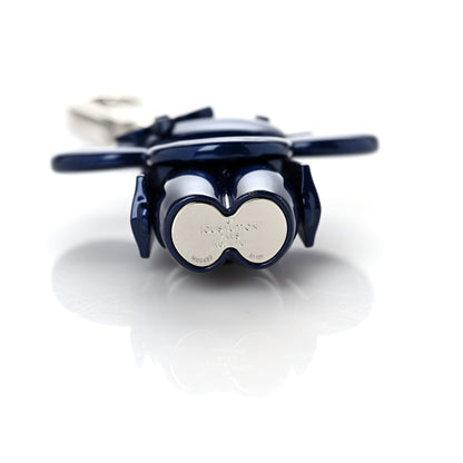 Louis Vuitton Metal Vivienne Bag Charm Key Holder Blue Marine 3 of 4
