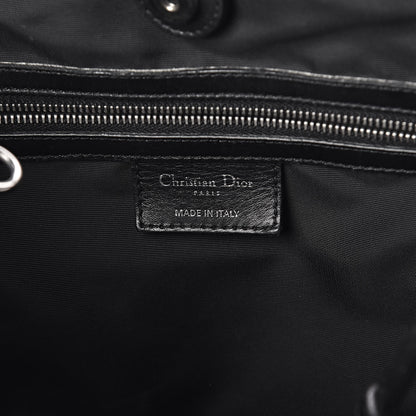 Christian Dior Coated Canvas Cannage Medium Panarea Tote Black 6 of 19