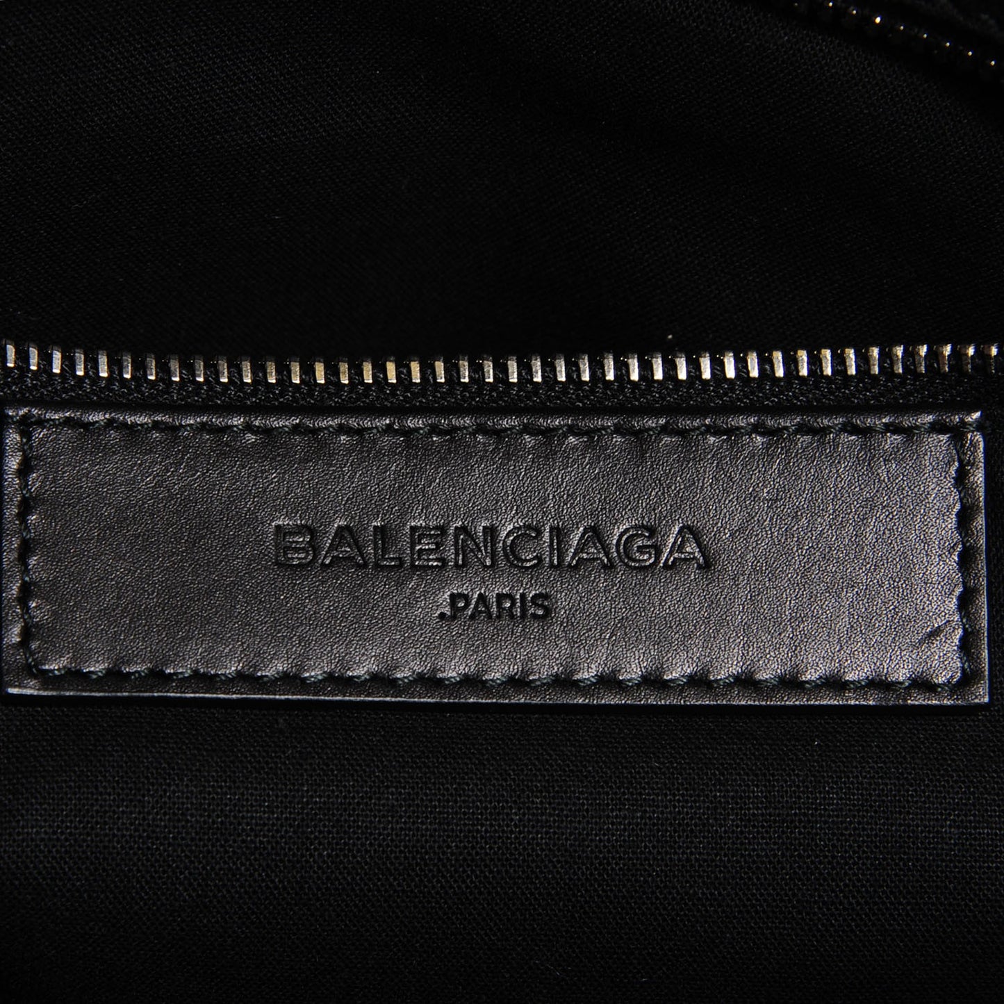 Smooth Calfskin Metallic Patent Giant 12 Silver Hardware City Black Gris