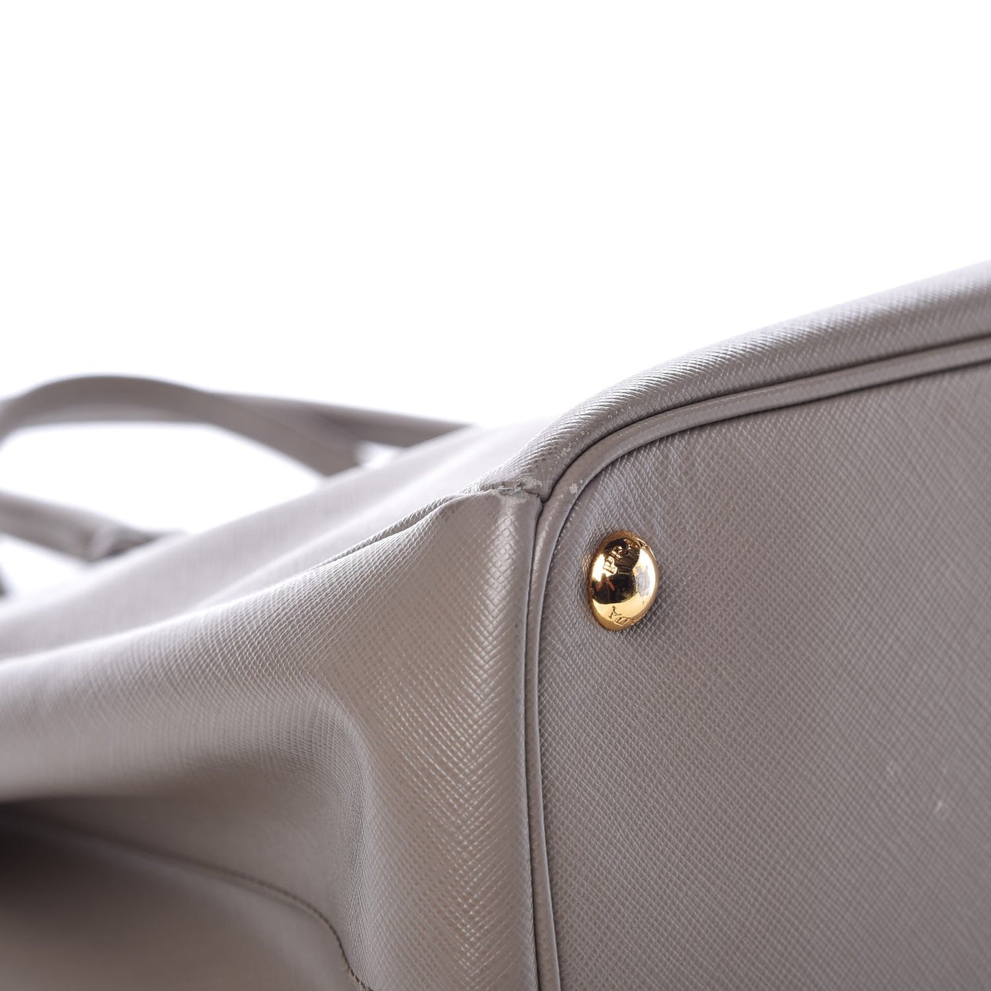 Saffiano Medium Galleria Double Zip Tote Argilla