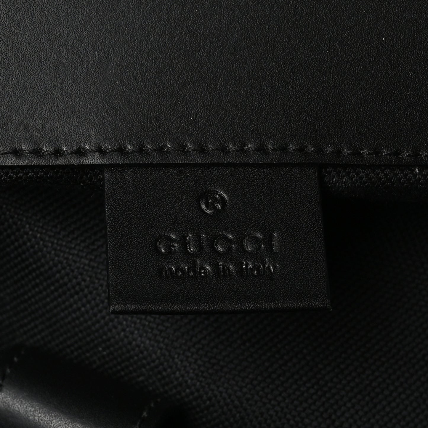 Soft GG Supreme Monogram Calfskin Web Double Buckle Backpack Black