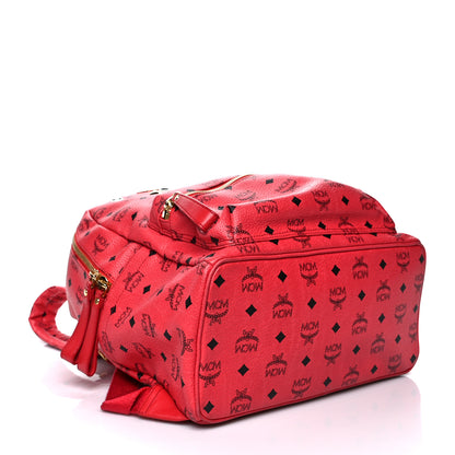 MCM Visetos Medium Sprinkle Stud Stark Backpack Corail 4 of 15