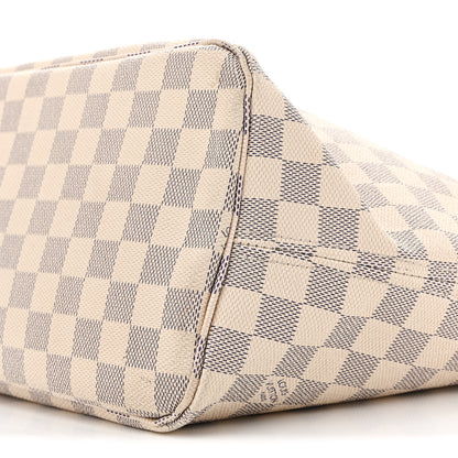 Louis Vuitton Damier Azur Neo Neverfull MM Rose Ballerine 10 of 14
