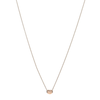 Tiffany 18K Rose Gold 6.5mm Elsa Peretti Bean Pendant Necklace 1 of 4