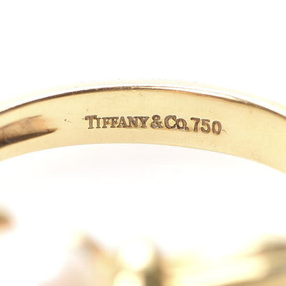 Tiffany 18K Yellow Gold Akoya Pearl 7mm Ring 51 5.75 4 of 5