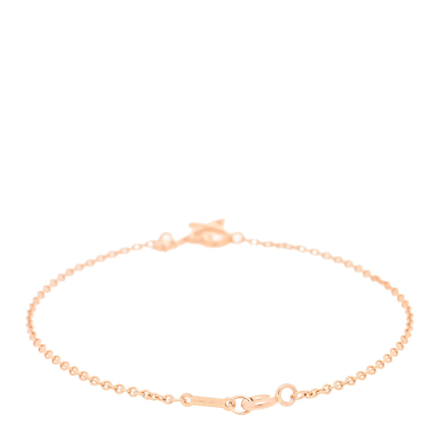 Tiffany 18K Rose Gold Paloma Picasso Heart and Arrow Bracelet 2 of 3