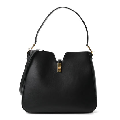 Celine Smooth Calfskin Medium Camille 16 Soft Bag Black 1 of 9