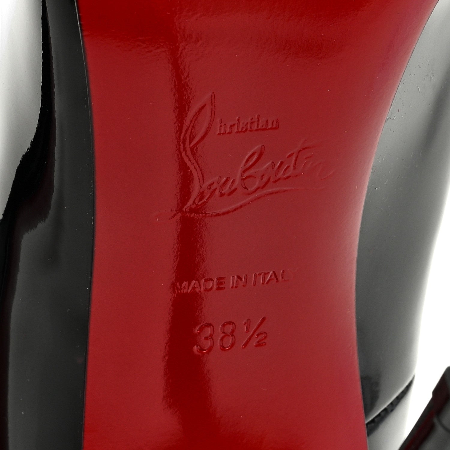 Christian Louboutin Patent So Kate 120 Pumps 38.5 Black 6 of 8