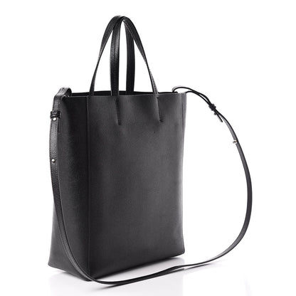 Celine Grained Calfskin Small Vertical Cabas Black 4 of 15