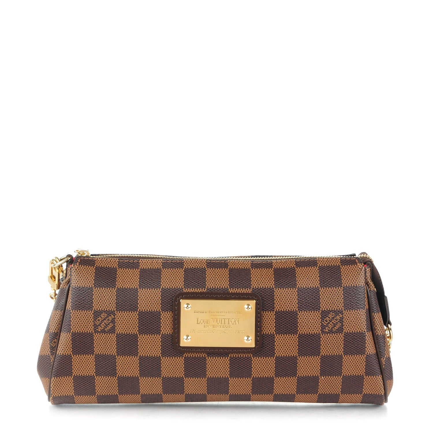 Louis Vuitton Damier Ebene Eva Clutch 1 of 7