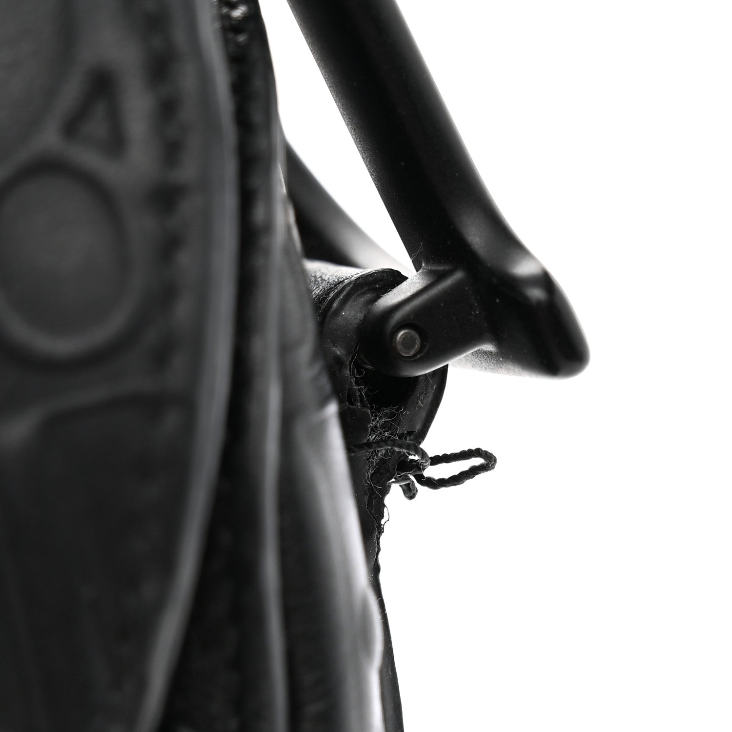 Christian Dior Calfskin Embossed Oblique Saddle Bag Black 11 of 11