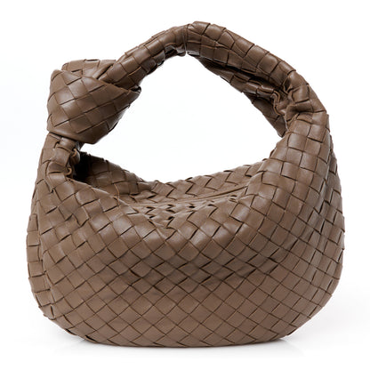 Bottega Veneta Nappa Intrecciato Teen Jodie Hobo Dark Taupe 1 of 10