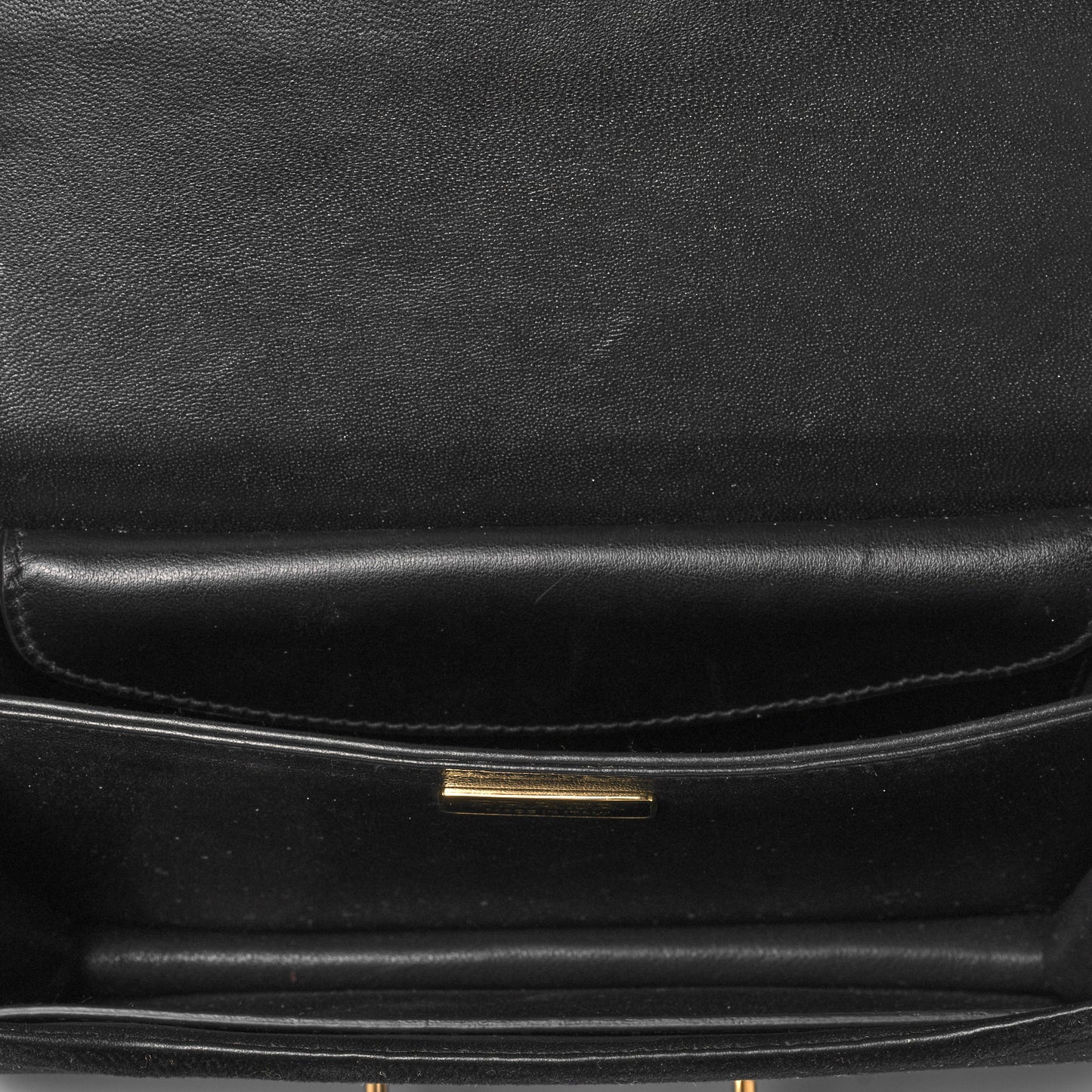 Velvet City Calfskin Cahier Bag Black