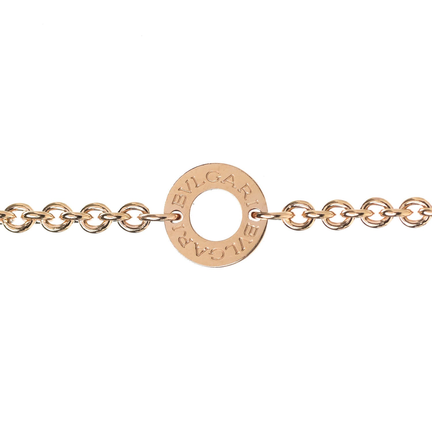 Bulgari 18K Rose Gold B.Zero1 Pendant Necklace 4 of 7
