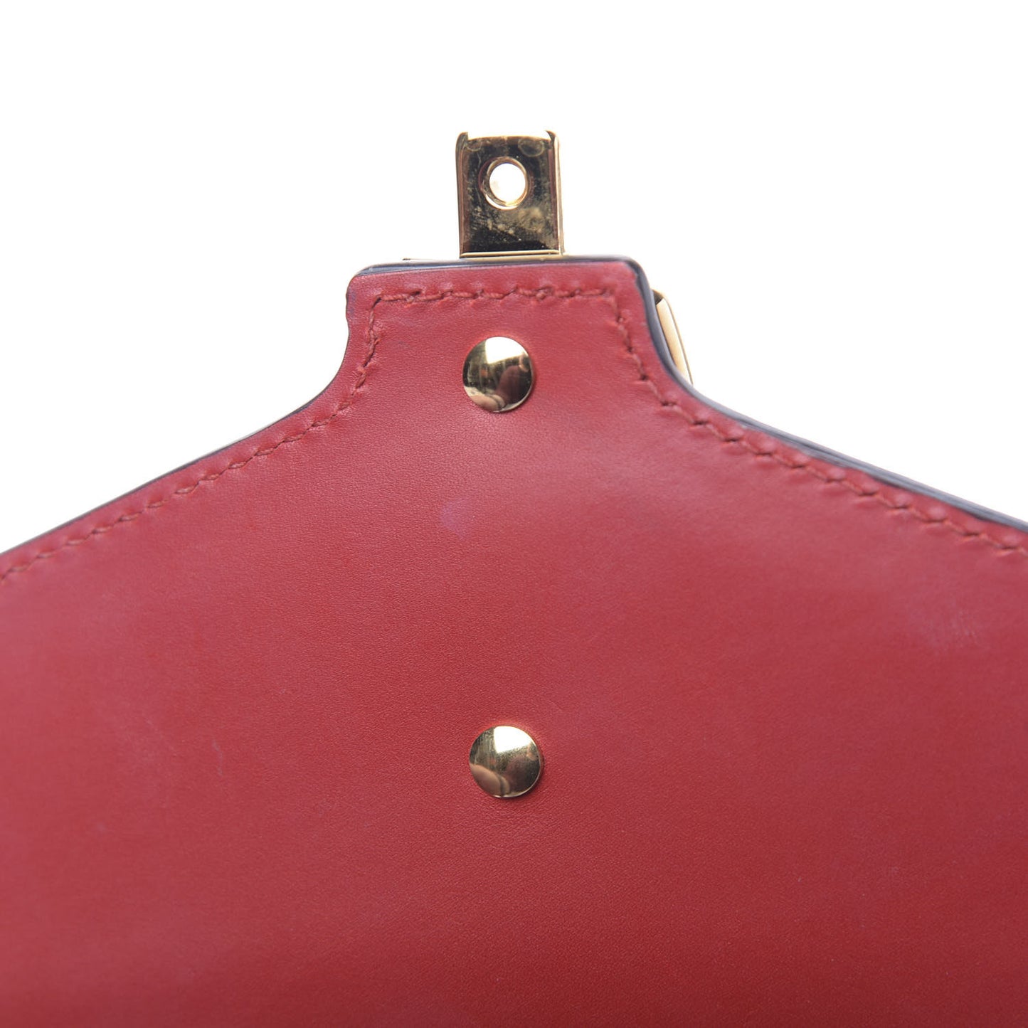 Calfskin Mini Sylvie Chain Shoulder Bag Hibiscus Red