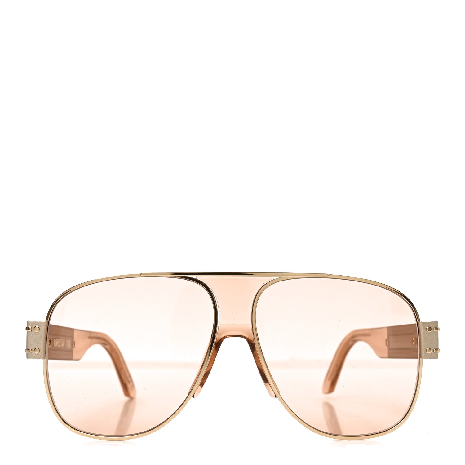 Christian Dior Metal Acetate Diorsignature A3U Sunglasses Nude 2 of 7