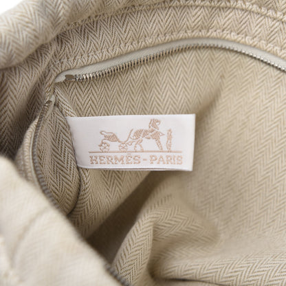 Hermes Canvas Barenia Fourbi 25 MM Pouch Naturel Fauve 7 of 9