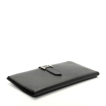 Hermes Epsom Bearn Gusset Wallet Black 4 of 6
