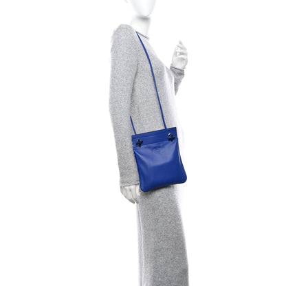 Hermes Milo Lambskin Swift Mini Aline Bleu Electrique 2 of 10