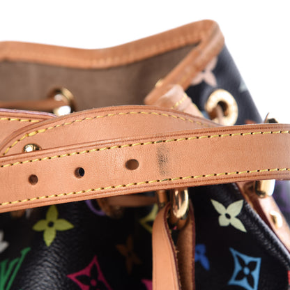 Louis Vuitton Monogram Multicolor Petit Noe Black 17 of 17