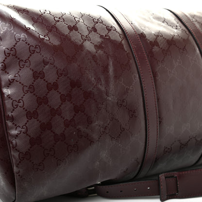 Gucci Imprime Monogram Large Carry On Duffle Bordeaux 14 of 16