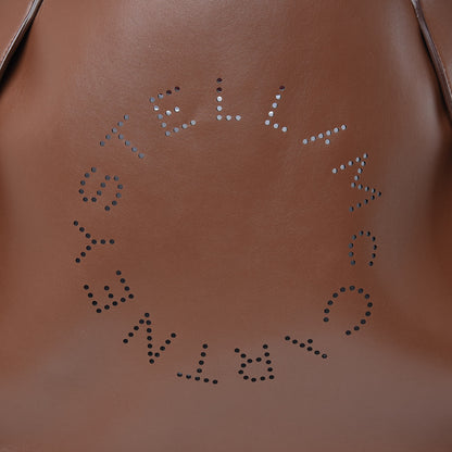 Stella McCartney Eco Alter Nappa East West Perforated Tote Brown 7 of 17