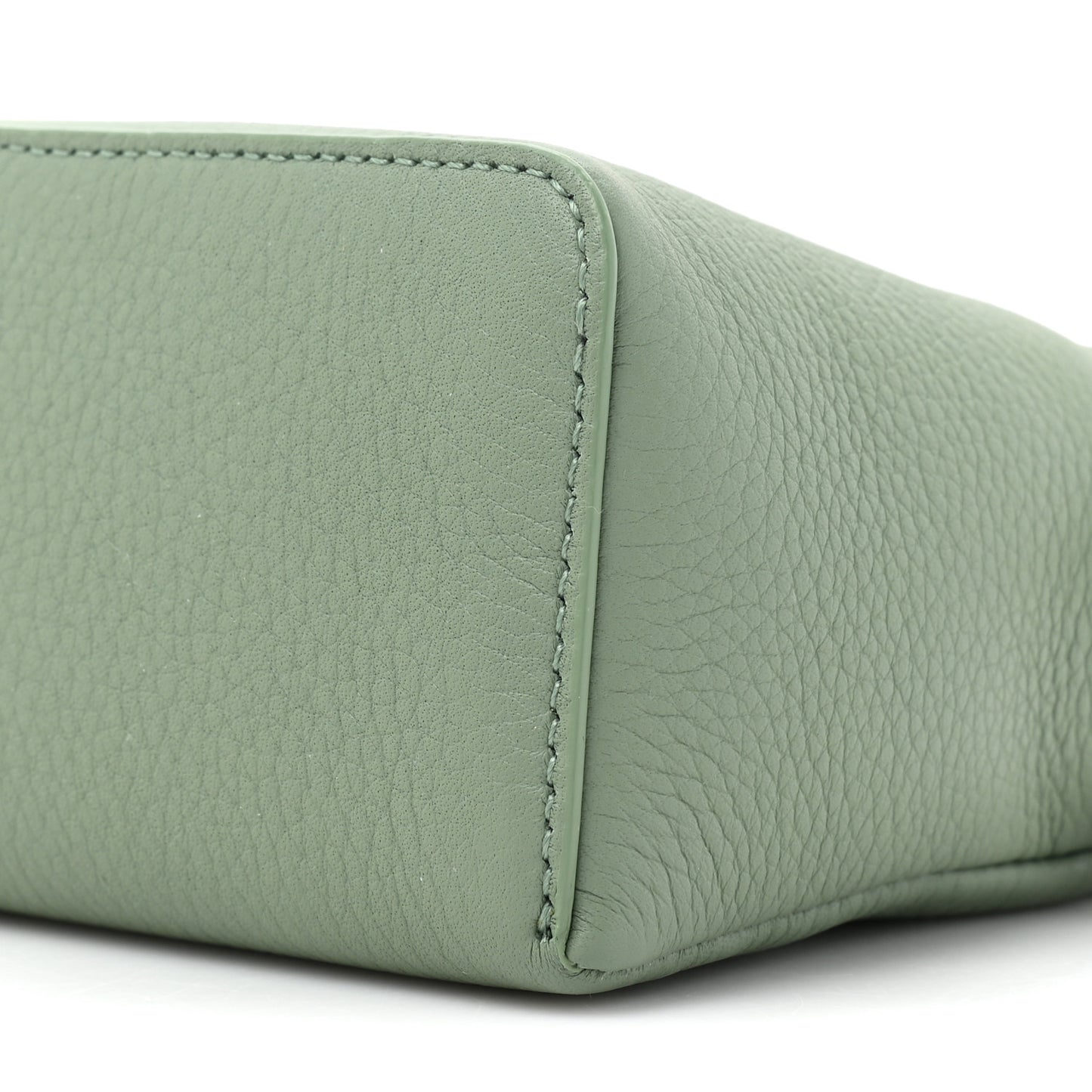 Grained Calfskin L19 Extra Pocket Pouch Sage Brush Leaves