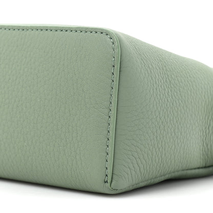 Loro Piana Grained Calfskin L19 Extra Pocket Pouch Sage Brush Leaves 7 of 9