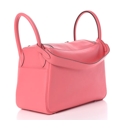 Hermes Evercolor Lindy 30 Rose Azalee 3 of 11