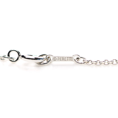 Tiffany Sterling Silver 20mm Elsa Peretti Bean Pendant Necklace 6 of 6