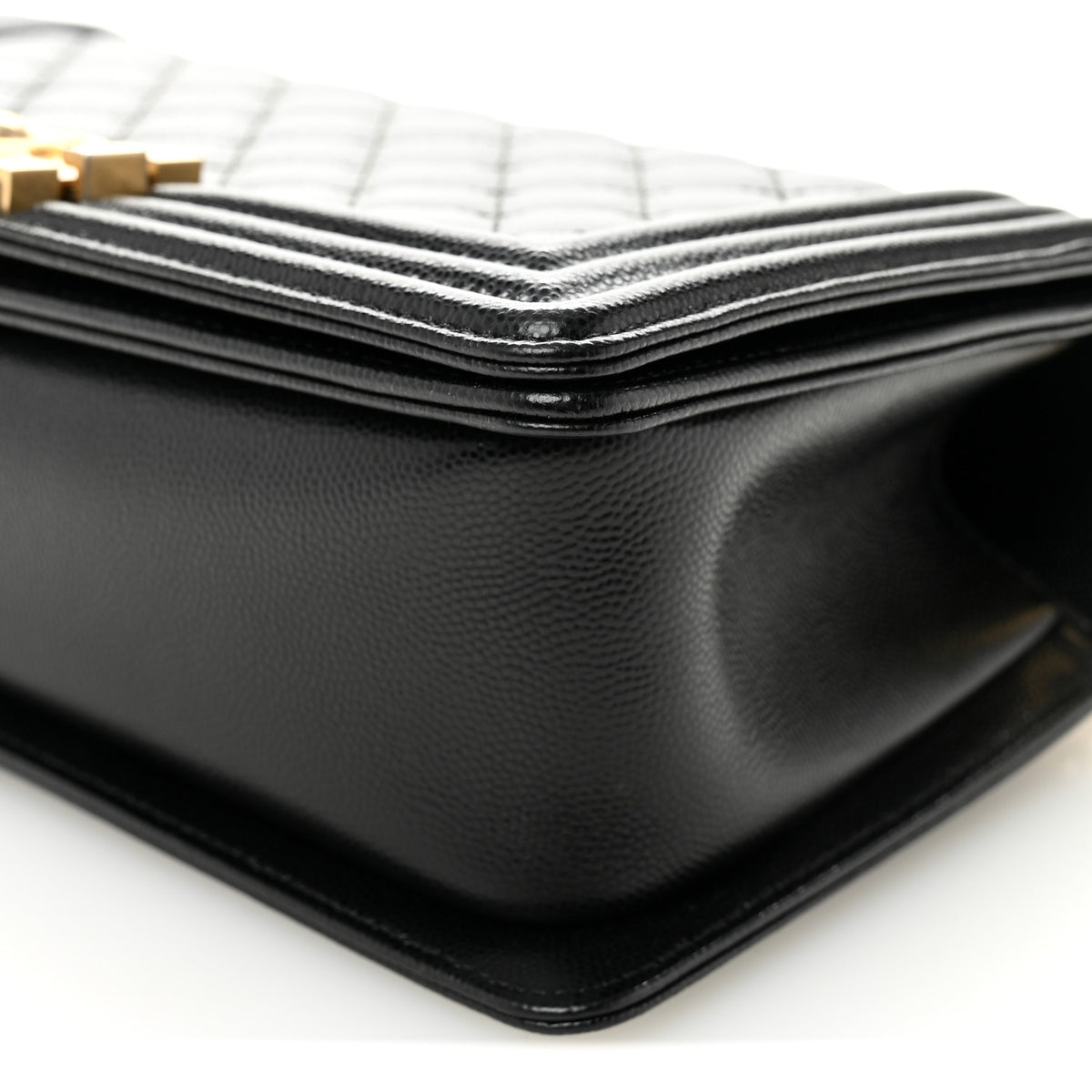Chanel Caviar Quilted Medium Boy Flap Black 10 of 11