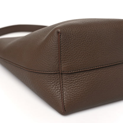 The Row Grained Calfskin Small N/S Park Tote Dark Olive 8 of 10
