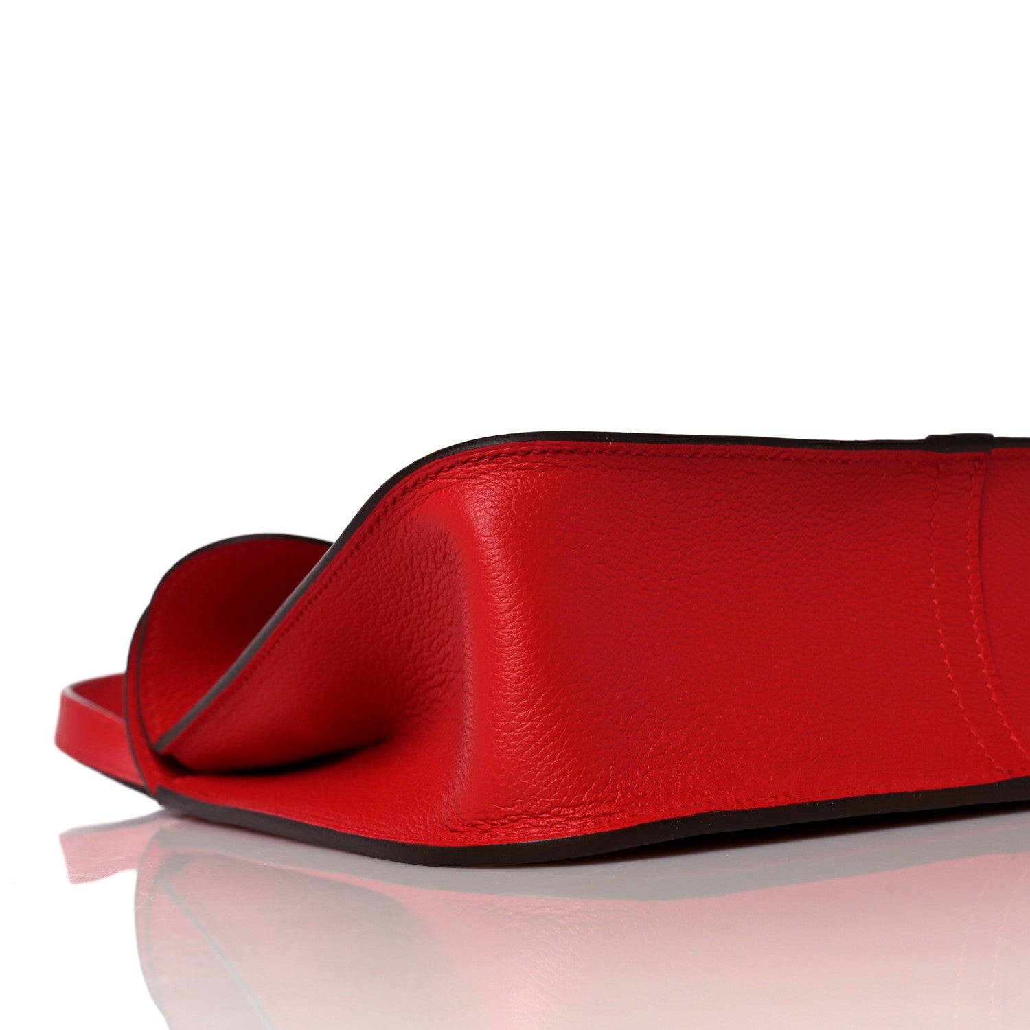Hermes Evercolor Halzan 25 Rouge De Coeur 9 of 11