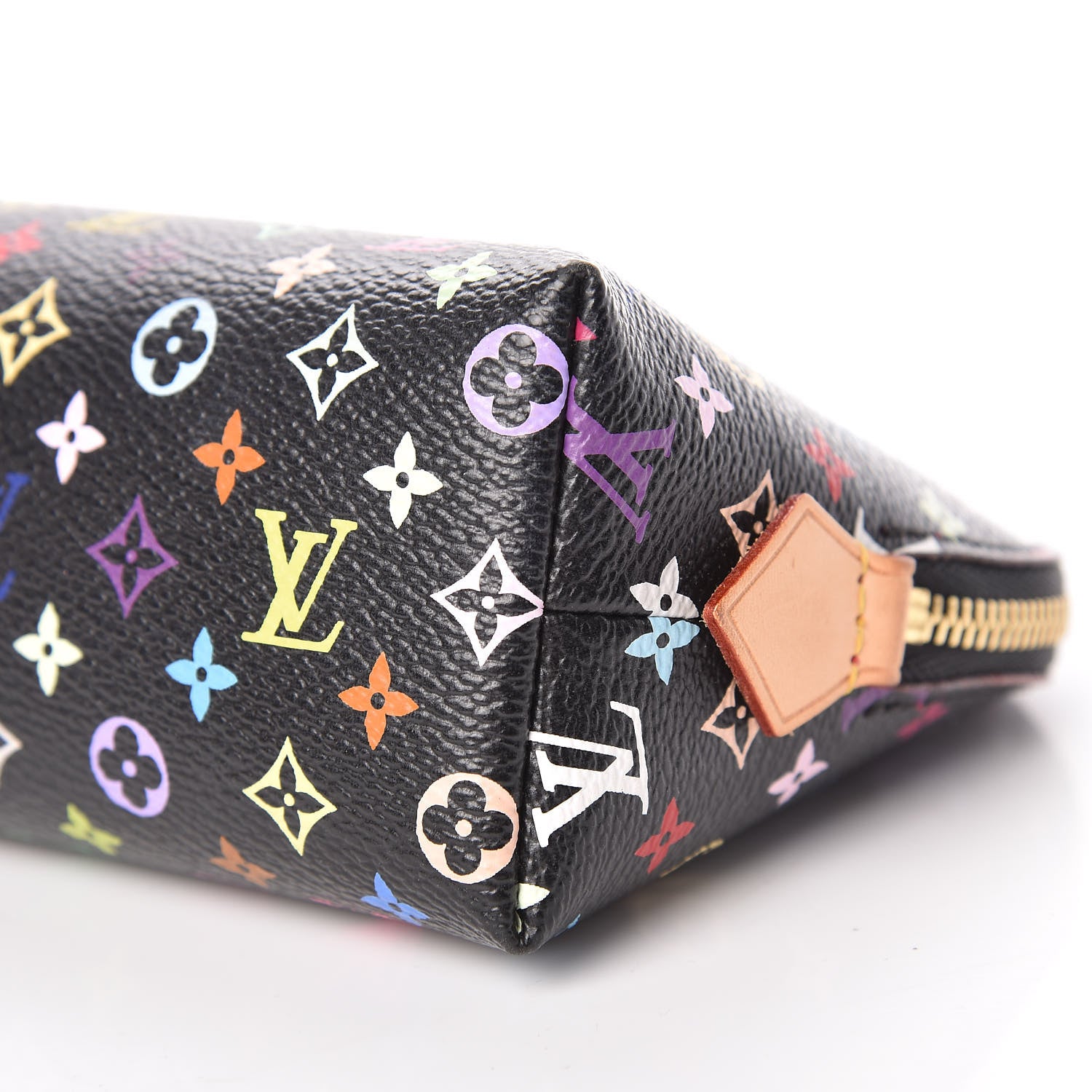 Louis Vuitton Monogram Multicolor Cosmetic Pouch Black Grenade 8 of 9