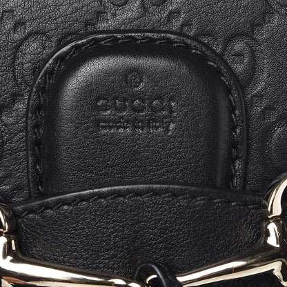 Gucci Guccissima Mini Emily Shoulder Bag Black 6 of 8