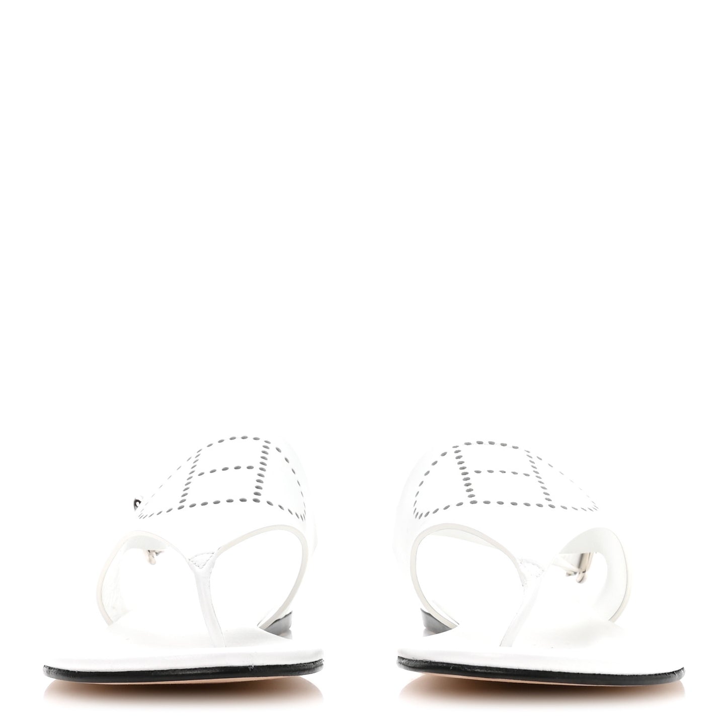 Calfskin Kola Sandals 37 White