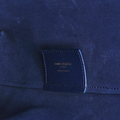 Saint Laurent Calfskin Large Shopping Tote Saphir 7 of 11