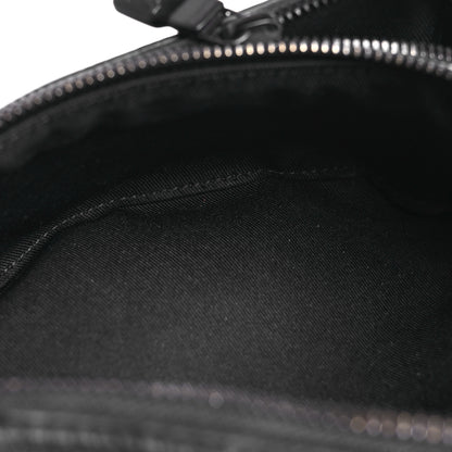 Louis Vuitton Calfskin Monogram Shadow Rush Bumbag Black 5 of 9