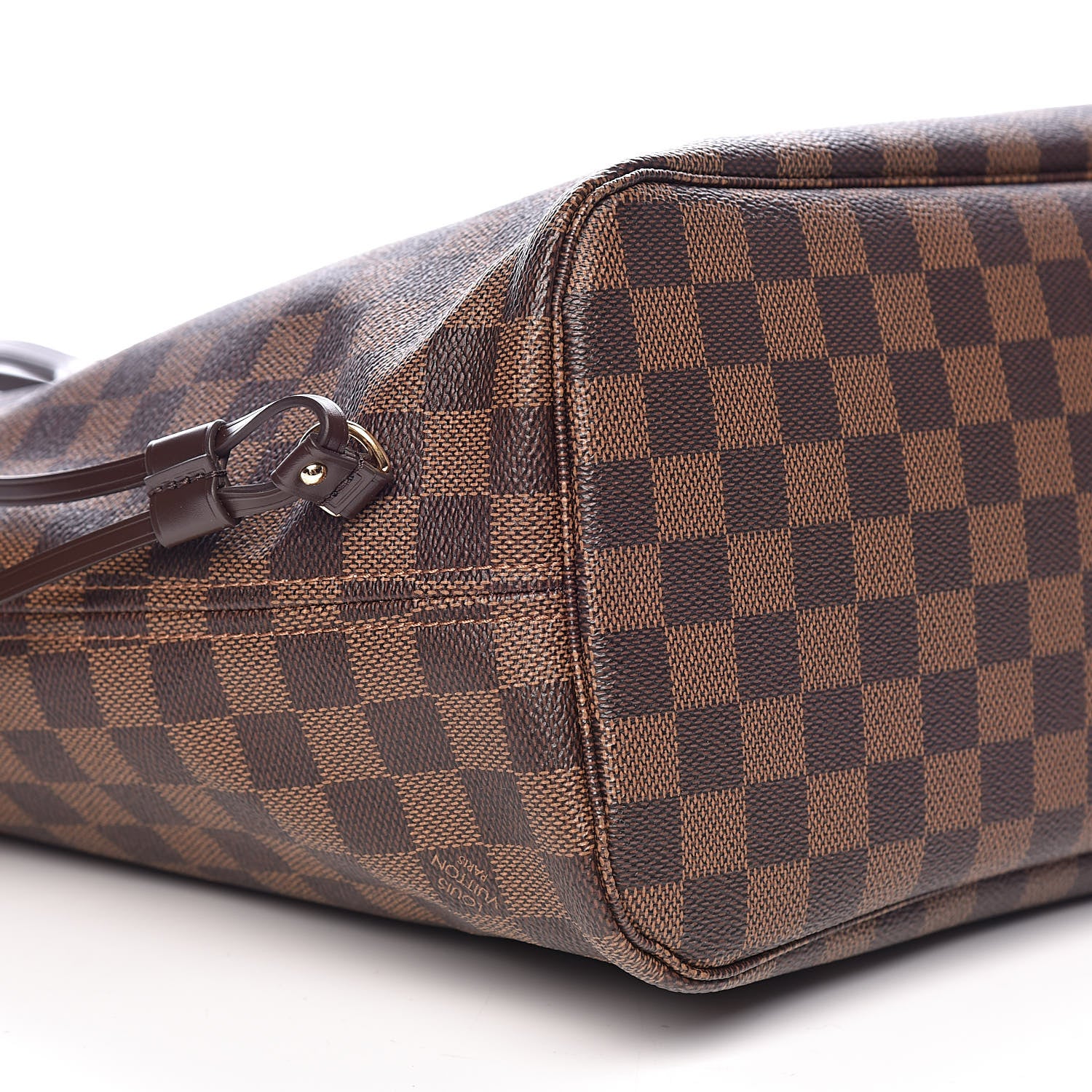 Louis Vuitton Damier Ebene Neo Neverfull MM Rose Ballerine 8 of 10