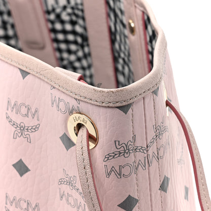 MCM Visetos Large Liz Reversible Shopper Tote Pink 18 of 21