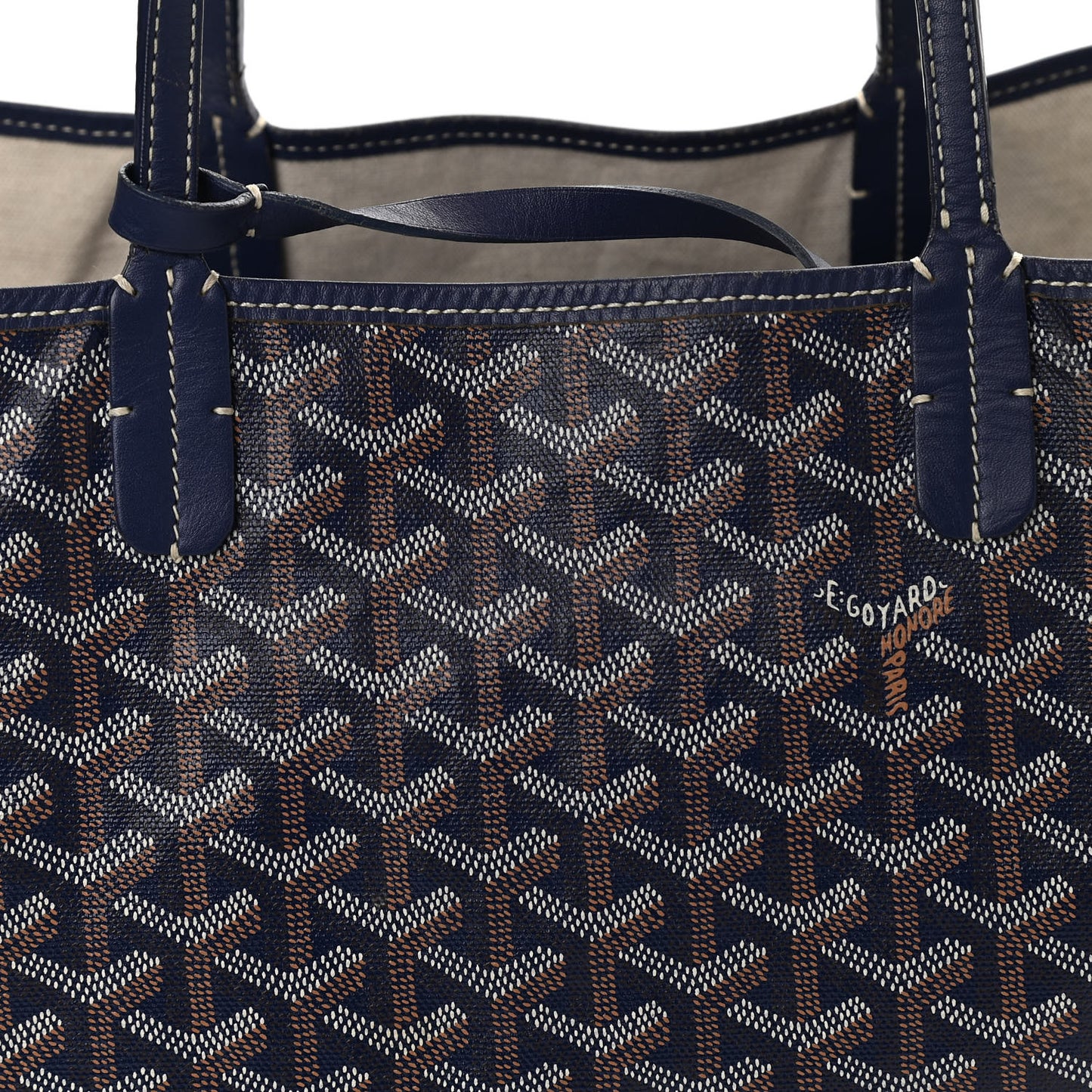 Goyardine Saint Louis PM Navy