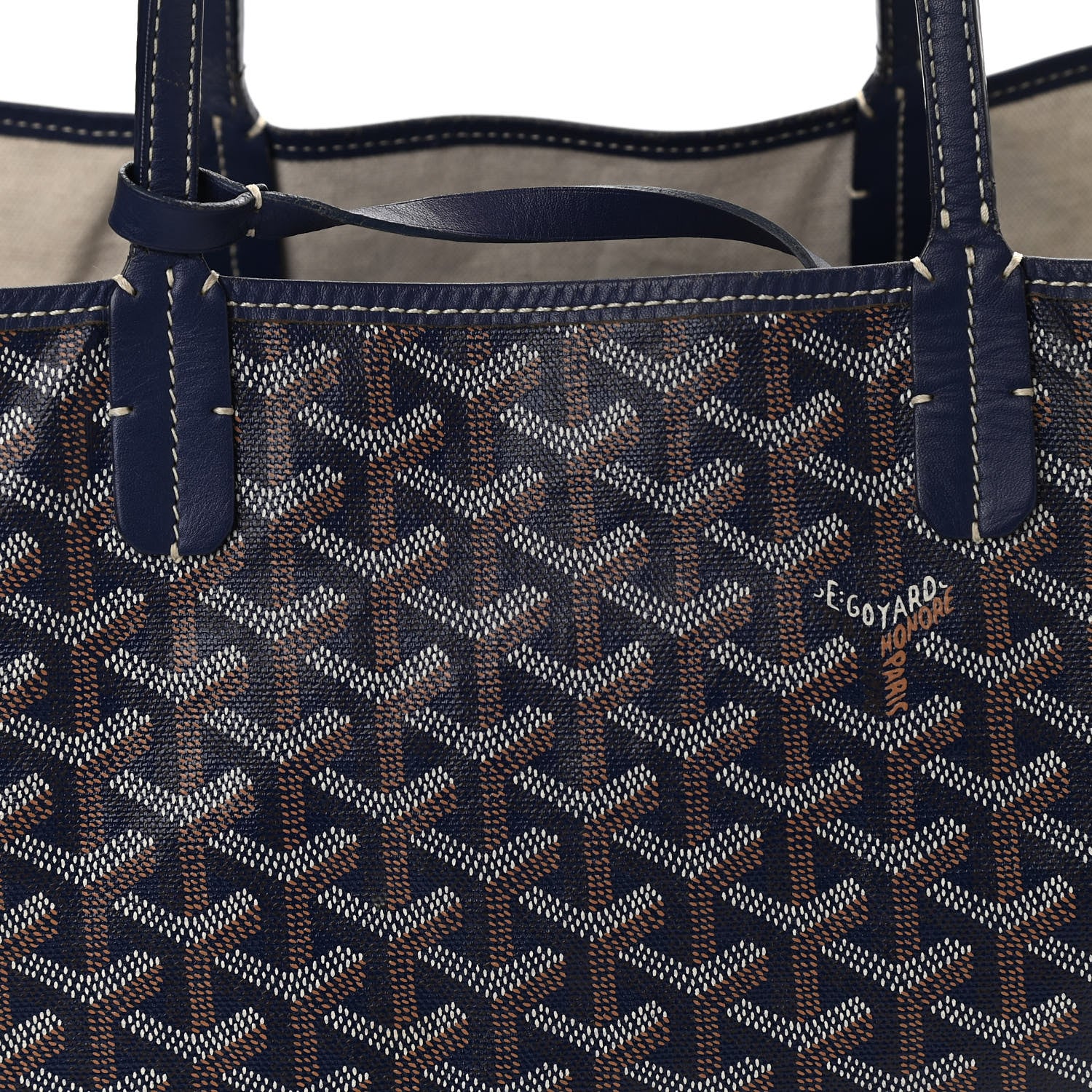 Goyard Goyardine Saint Louis PM Navy 9 of 13